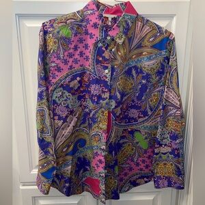 Hinson Wu Paisley button down